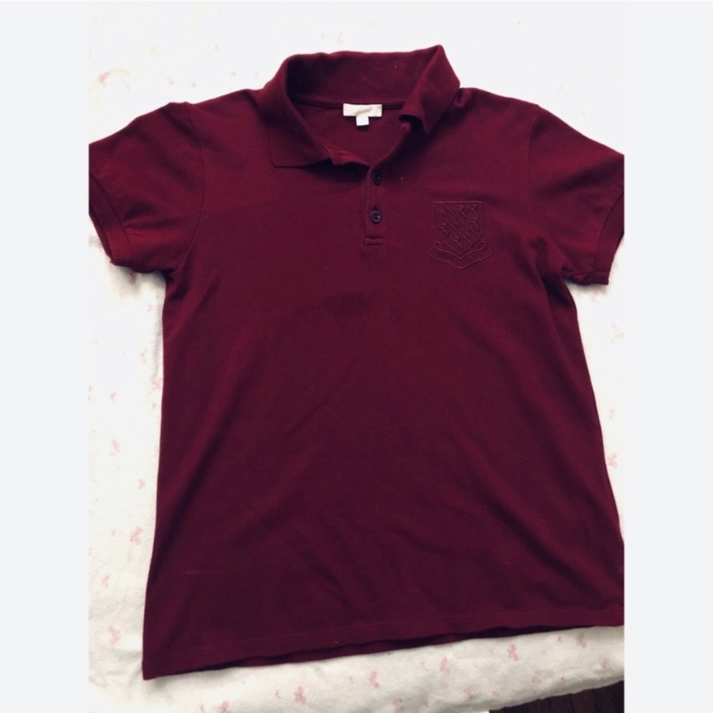 Burgundy Gucci polo  shirt worn twice.